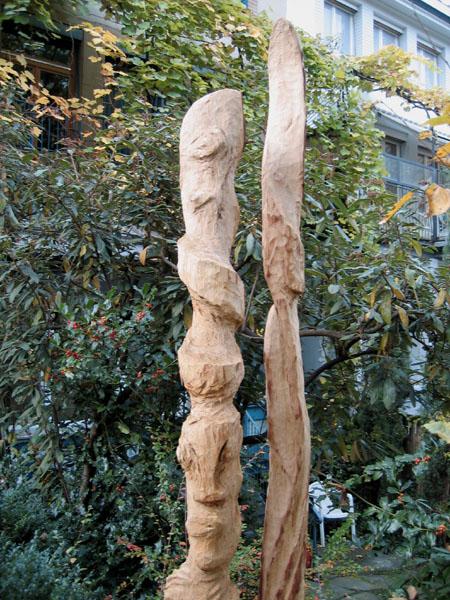 Holz Skulptur`